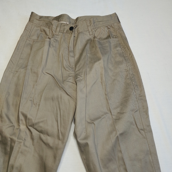 Vintage NWT High Waisted Tan Long Shorts, Womens 11 - Picture 2 of 10